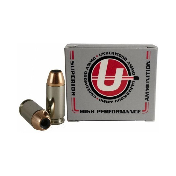 UNDERWOOD 40 S&W 135GR BONDED 20RD 10BX/CS JHP