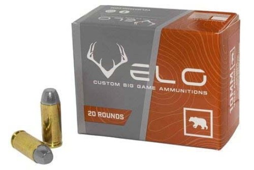 VELO 10mm Auto 200 Grain Flat Point Brass Cased Pistol Ammo, 20 Rounds, M10mmC200-B