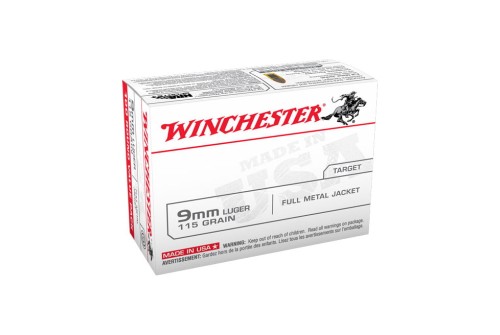 Winchester Usa 9 mm Luger 115gr Fmj 100rd Value Pack