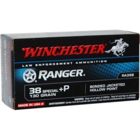 Winchester Ammo Ranger .38 Special +P 130Gr. Pdx1 Jhp 50-Pack RA38B 020892218192