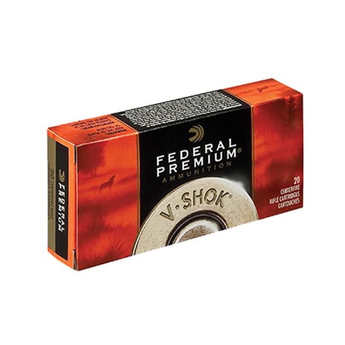 Federal 222 Remington 43gr TNT Green V-Shok Ammunition 20rds - P222D