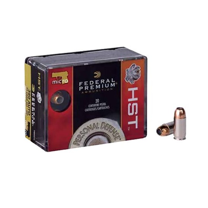 Federal 380 Auto/ACP 99gr HST Ammunition 20rds - P380HST1S