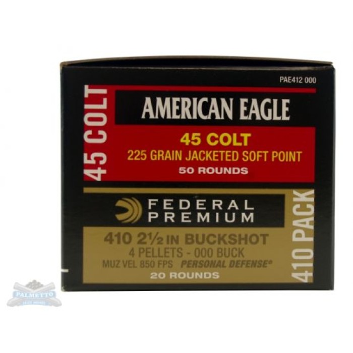 Federal 45Lc 410Ga Handgun 2.5 000 (50) 225Gr SP 029465029364