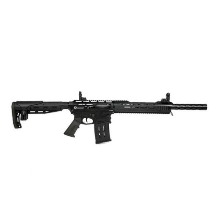 Panzer Arms AR-12 PRO Semi Auto 12 Gauge Shotgun, Black - AR12PSSB