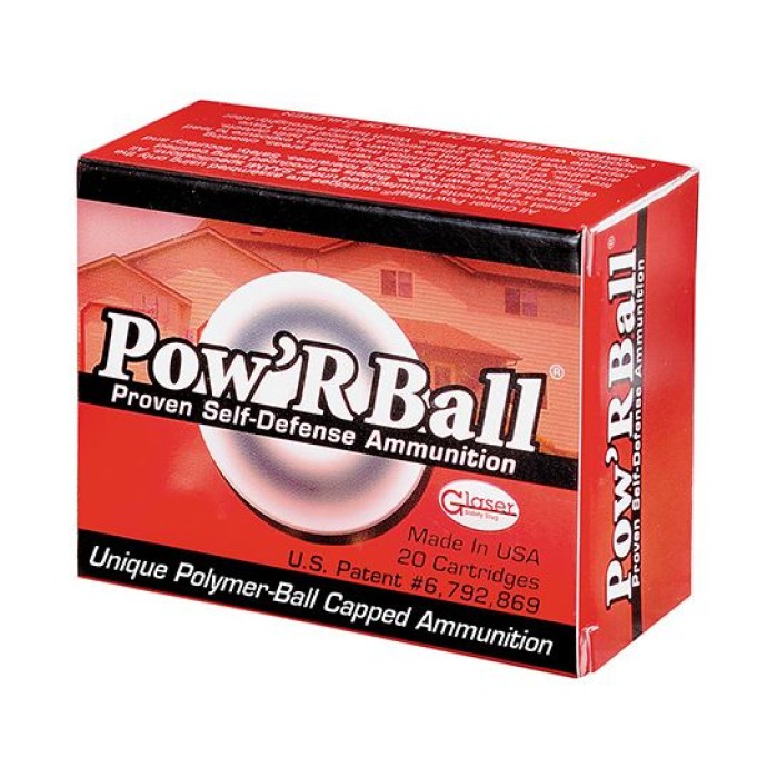 Glaser Pow'rBall 357 Magnum 100gr Ammunition 20rds - PB357100/20