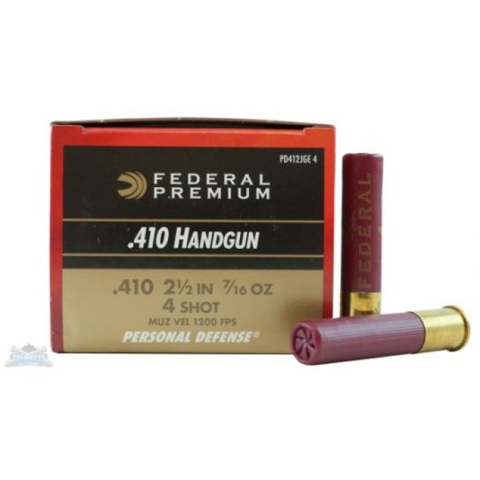 Federal 410ga 2 1/2" 4 Buck Ammunition 20rds - PD412JGE 4