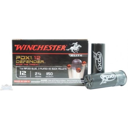 Winchester 12ga 2.75" 1oz Rifled Slug PDX1 Ammunition 10rds - S12PDX1