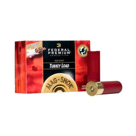 Federal 12ga 2.75" Max 1.5oz #4 Mag-Shok HV w/FliteControl Turkey Shotshells 10rds - PFC156F 4