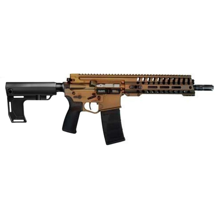 POF P415 Edge 5.56/.223 Pistol, 10.5" Barrel, M-LOK, SBA3, Burnt Bronze, 30rd