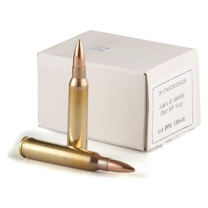 Prvi Partizan Rangemaster 5.56 Ammo 55 Grain FMJBT, 1000/Can - PPRM5561M