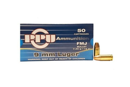 Prvi Partizan 9mm 115gr - Brass Casing