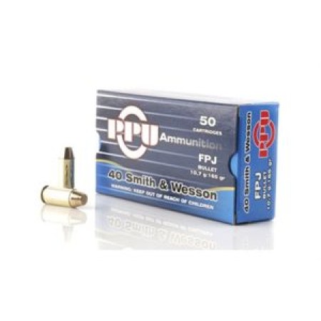 Prvi Partizan 40Sw Fpj 165 Grain Weight 50/500 PP-R4.02 -