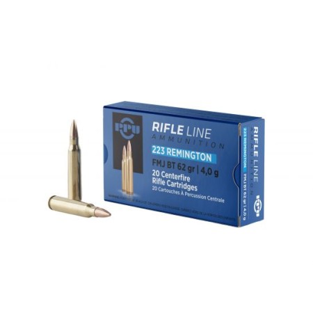 Prvi Partizan .223 Remington FMJ BT 62 gr 20 Rounds Ammunition - PP223F2
