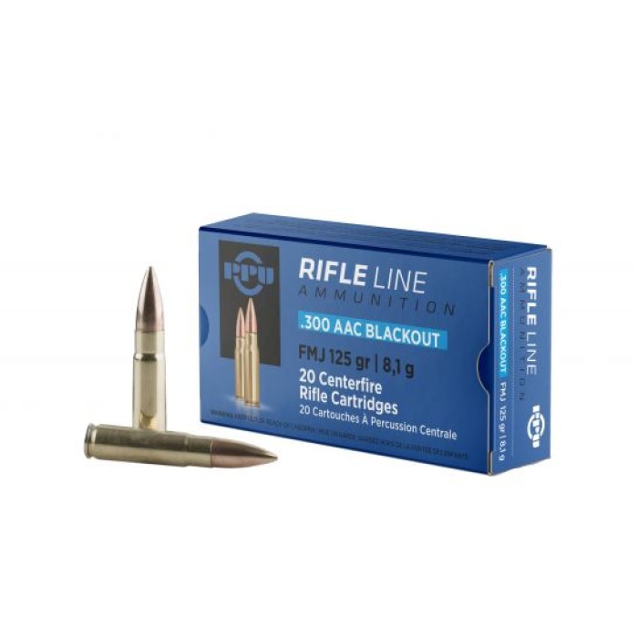 Prvi Partizan .300 AAC Blackout FMJ 125 gr 20 Rounds Ammunition - PP300BF
