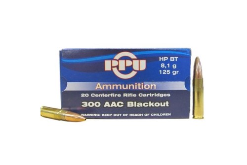 Ppu Ammo .300 Aac Blackout - 125gr. Hpbt 20-pack