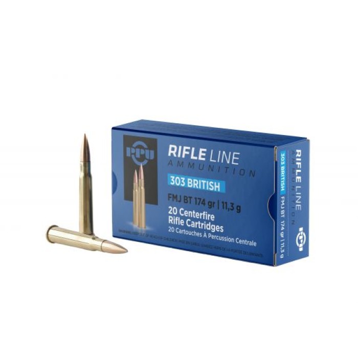 Prvi Partizan .303 British FMJ 174 gr 20 Rounds Ammunition - PP303F