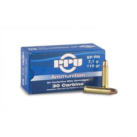 Prvi Partizan .30 Carbine SPRN 110 gr 50 Rounds Ammunition - PP30S