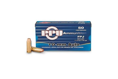 Prvi Partizan 10mm Auto FPJ 170 gr 50 Rounds Ammunition- PPH10F