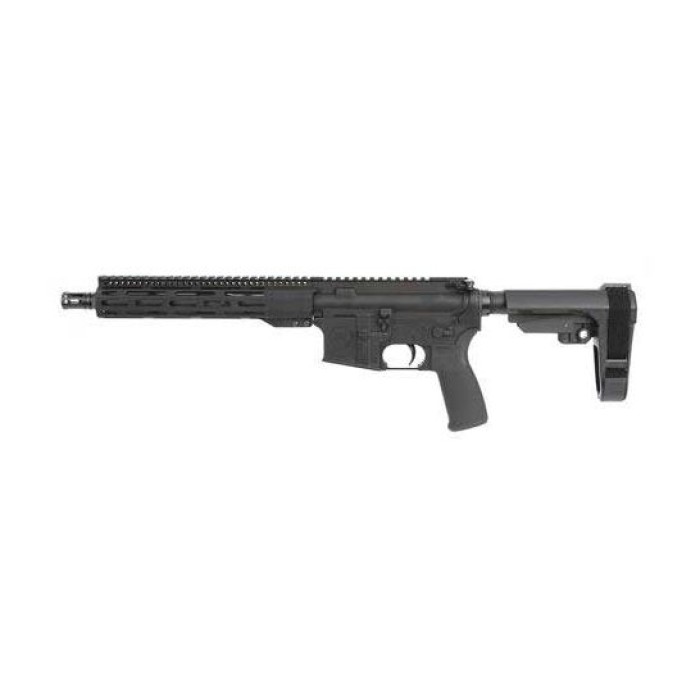 Radical Firearms 7.62x39mm Semi-Automatic AR Pistol w/ 10" FCR and SBA3, Hardcoat Anodized Black - FP10.5-7.62X39HBAR-10FCR-SB