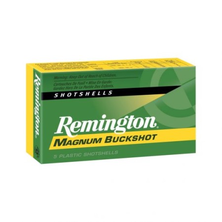 Remington 12 ga 3" 00 Express Magnum Buckshot 5 Shotshells - 12HB00