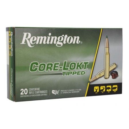 Remington 180 gr Core Lokt Tipped 30-06 Springfield Ammunition, 20 Rounds - 29037