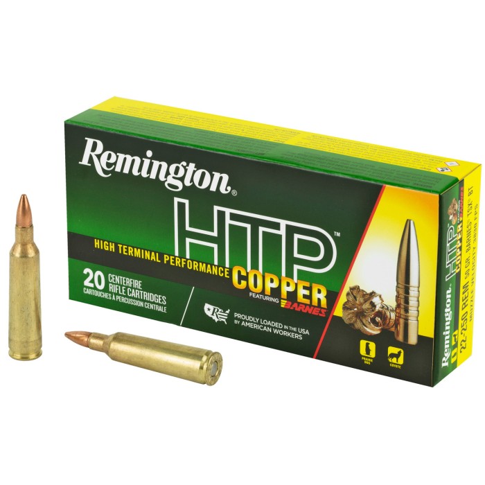 Rem 22-250 50gr Htp Copper 20/200