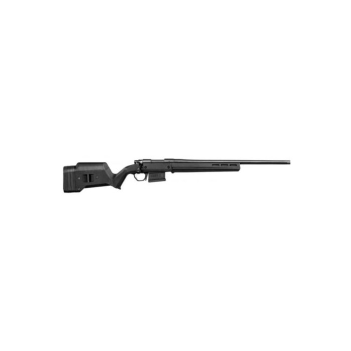 Remington Firearms (New) R84298 700 Magpul Enhanced 300 Win Mag 5+1 24" Heavy Threaded Barrel, Black, Fixed Magpul Hunter Stock, Adj. Trigger, Scope Mount