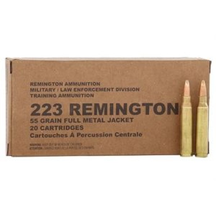 REMINGTON AMMO .223 REM 55GR. FMJ 20-PACK 23713