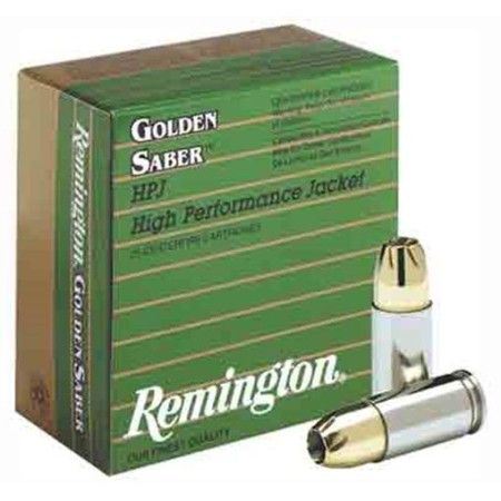 Remington Ammo Golden Saber 9Mm +P 124Gr. Bjhp 25-Pack 29424