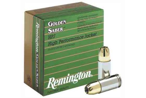 Remington Ammo Golden Saber 9Mm +P 124Gr. Bjhp 25-Pack 29424