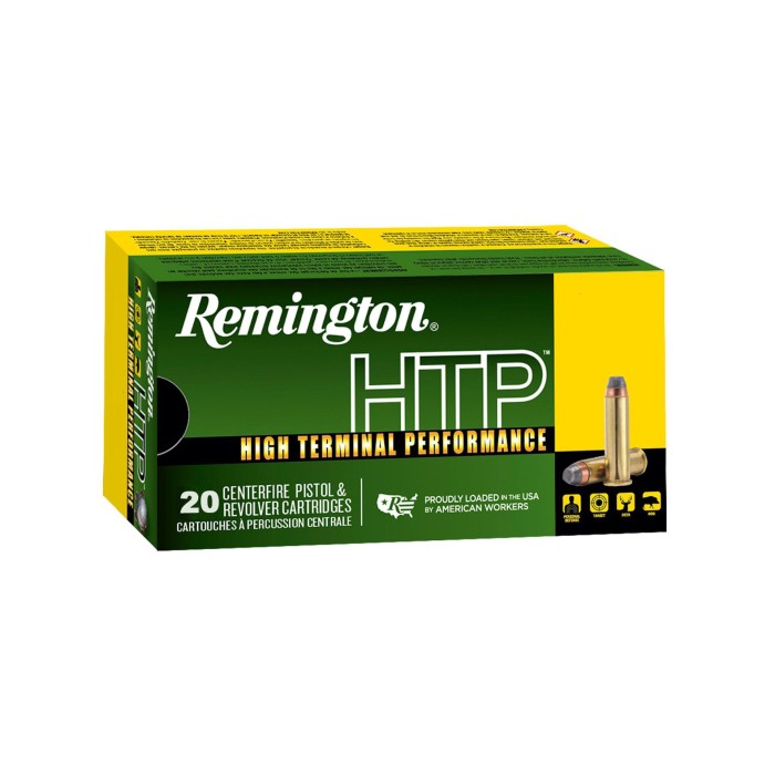 Remington Ammunition 22248 HTP 380 ACP 88 gr Jacketed Hollow Point (JHP) 20 Bx