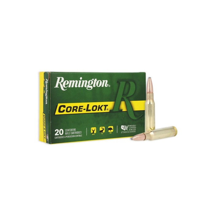 Remington Ammunition 27842 Core-Lokt 308 Win 150 gr Core-Lokt Pointed Soft Point (PSPCL) 20 Bx - Dirty Bird Industries