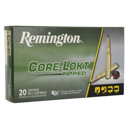 Remington Core-Lokt Brass .30-06 165 Gr 20-Rounds Core-Lokt Tipped