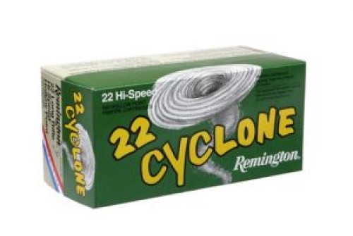 Cyclone .22 Long Rifle 36 Grain Hollow Point 10 Boxes of 50 - Brass Casing