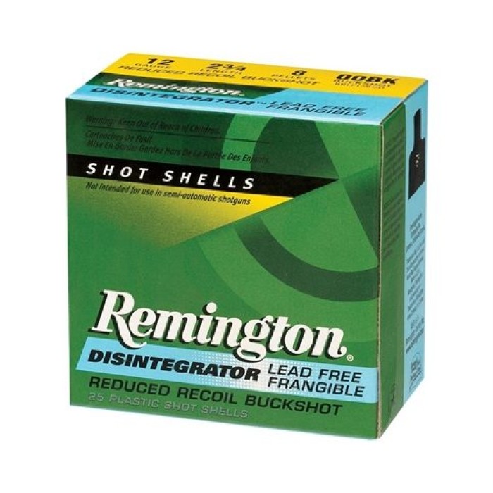 Remington Disintegrator 12 Gauge 2 3/4'' 00 Buckshot 8 Pellets 20642