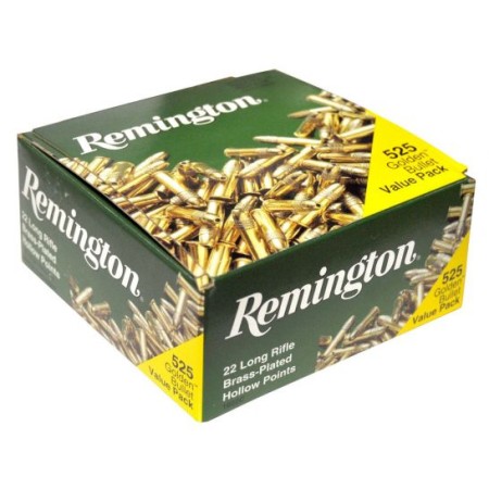 Remington High Velocity Rimfire 36 gr HP .22 LR Ammunition, 525 Rounds - 1622c