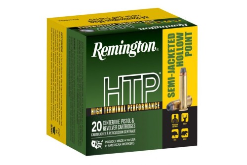 Remington HTP Handgun Ammo Brass .44 Rem Mag 240-Grain 20-Rounds SJHP