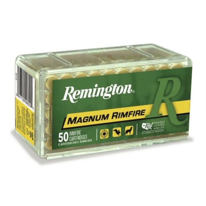 Remington Premier Magnum Rimfire 40 gr PSP 22 WMR Ammunition, 50 Rounds - 21172