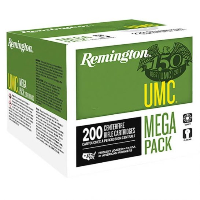 Remington UMC Brass .300 Blackout 150-Grain 200-Rounds FMJ