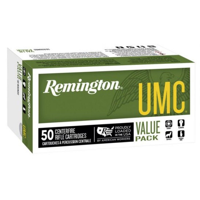 Remington UMC Brass .300 AAC Blackout 150-Grain 50-Rounds FMJ