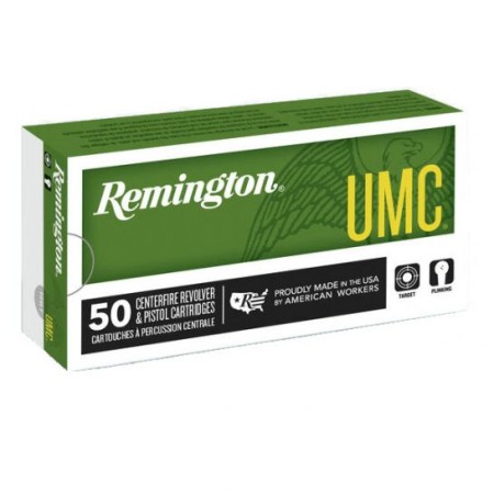 Remington UMC Handgun 124 gr FMJ 9mm Ammunition, 50 Rounds - 23718