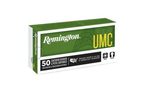 Remington UMC Handgun 124 gr FMJ 9mm Ammunition, 50 Rounds - 23718