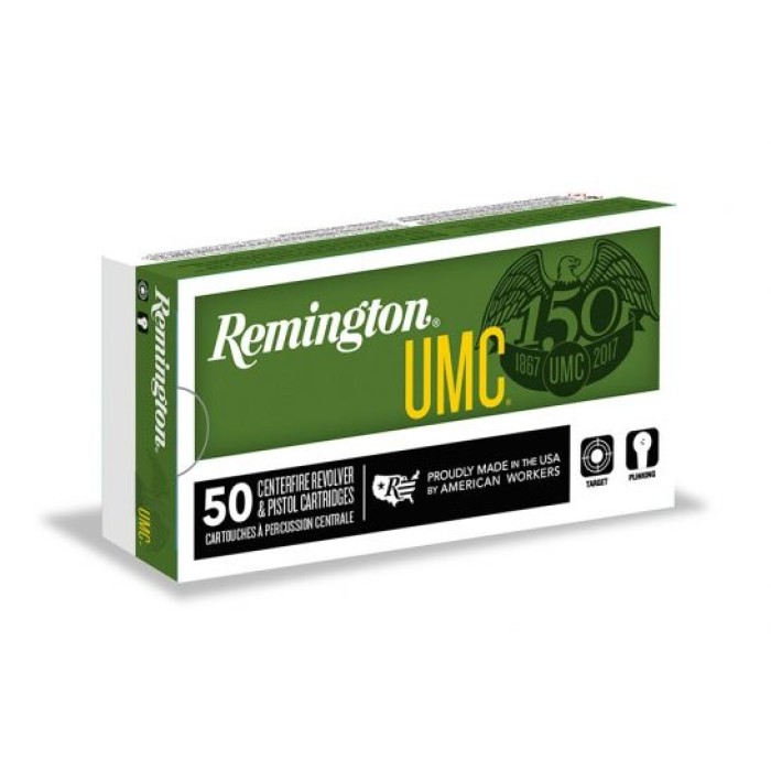 Remington UMC 40 S&W 165gr MC Pistol Ammunition, 50 Rounds - L40SW4