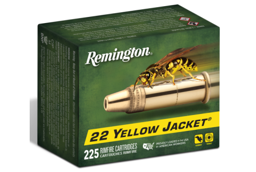 Remington Yellow Jacket Brass .22 LR 33-Grain 225-Rounds TCHP