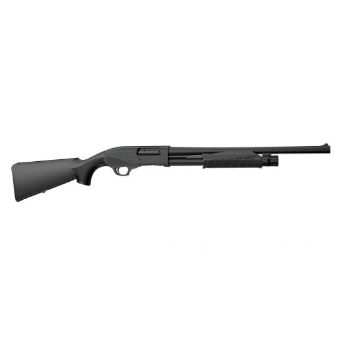 Retay GPS 12 Gauge Pump Action Shotgun, Black - GPSTAC-18