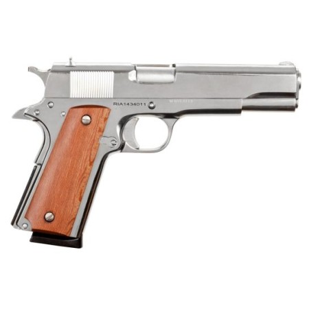 Rock Island GI Standard FS 45 ACP Pistol, High Polished Nickel - 51433