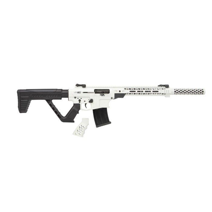 Rock Island VR80 12 Ga, 20" Barrel, 3", Flip-Up Sights, Stormtrooper White, 5rd