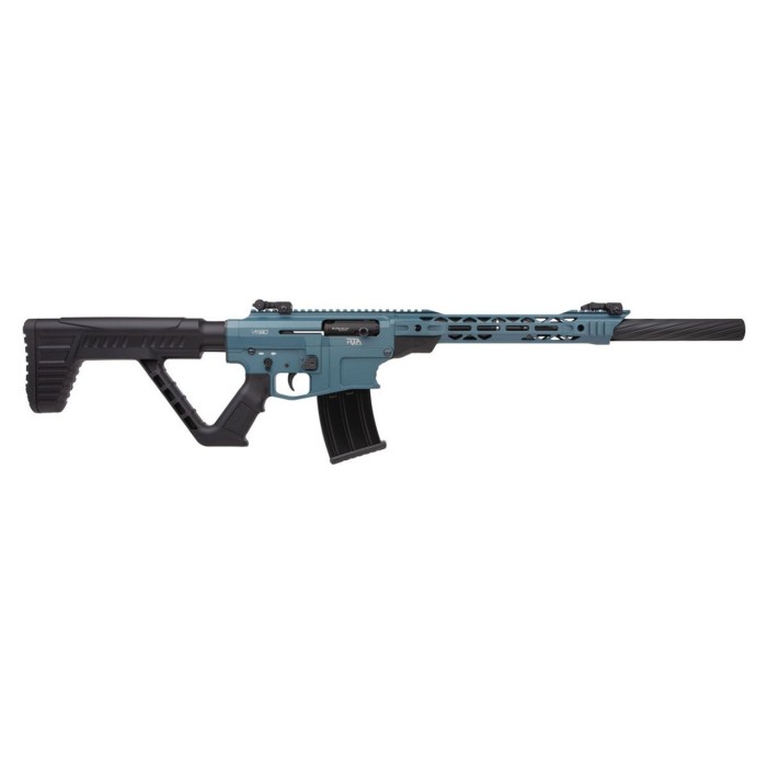 Rock Island VR80 12 Ga, 20" Barrel, Mag Fed, Flip-Up Sights, Blue Cerakote, 5rd