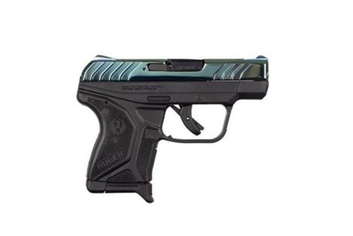 RUGER LCP II .380ACP 6-SHOT FS POLISHED TURQUOISE SLIDE (TALO 3789