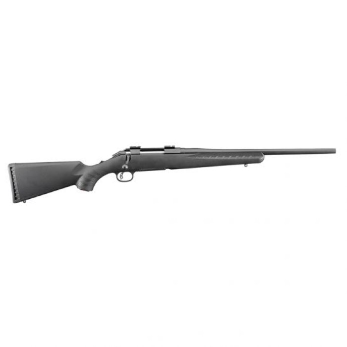 Ruger American Compact .243 Winchester 18" Rifle, Black - 6908